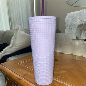 NEVER USED LAVENDER LILAC STARBUCKS TUMBLER